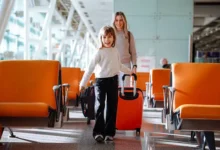 Lufthansa-Flug mit Kindern