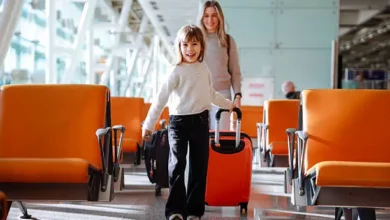 Lufthansa-Flug mit Kindern
